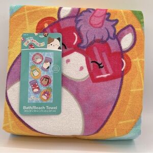 Squishmallows 100% Cotton Bath Beach Towel
